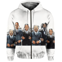 Civil Rights Male Leaders MovemenHoodie Simple Style LT8 - Wonder Print Shop