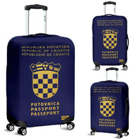 Croatia Passport Luggage Cover - Wonder Print Shop