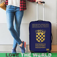 Croatia Passport Luggage Cover - Wonder Print Shop