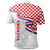 Croatia Polo Shirt, Waving Ribbon Hrvatska Golf Shirts - Wonder Print Shop