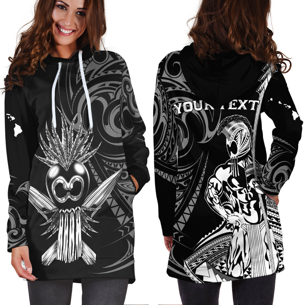Custom Personalised Hawaii Ikaika Warrior Hoodie Dress LT2 - Wonder Print Shop
