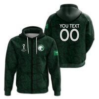 Custom Saudi Arabia Football Fifa Football 2022 Hoodie LT2 - Wonder Print Shop