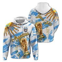 Custom Argentina Football 2022 Hoodie LT2 - Wonder Print Shop