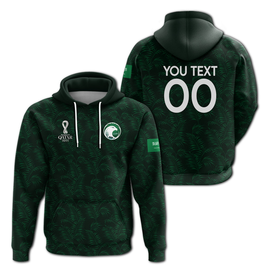 Custom Saudi Arabia Football Fifa Football 2022 Hoodie LT2 - Wonder Print Shop