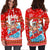 Custom Personalised Hawaii Christmas Santas Surf Mele Kalikimaka Hoodie Dress LT2 - Wonder Print Shop