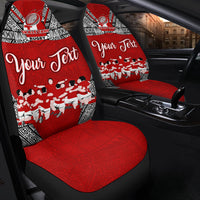 Custom Personalised Tonga Rugby Ikale Tahi Sipi Tau Car Seat Covers LT2 - Wonder Print Shop