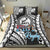 Custom Personalised Fiji Rugby Bati Tapa Pattern Bedding Set - LT2 - Wonder Print Shop