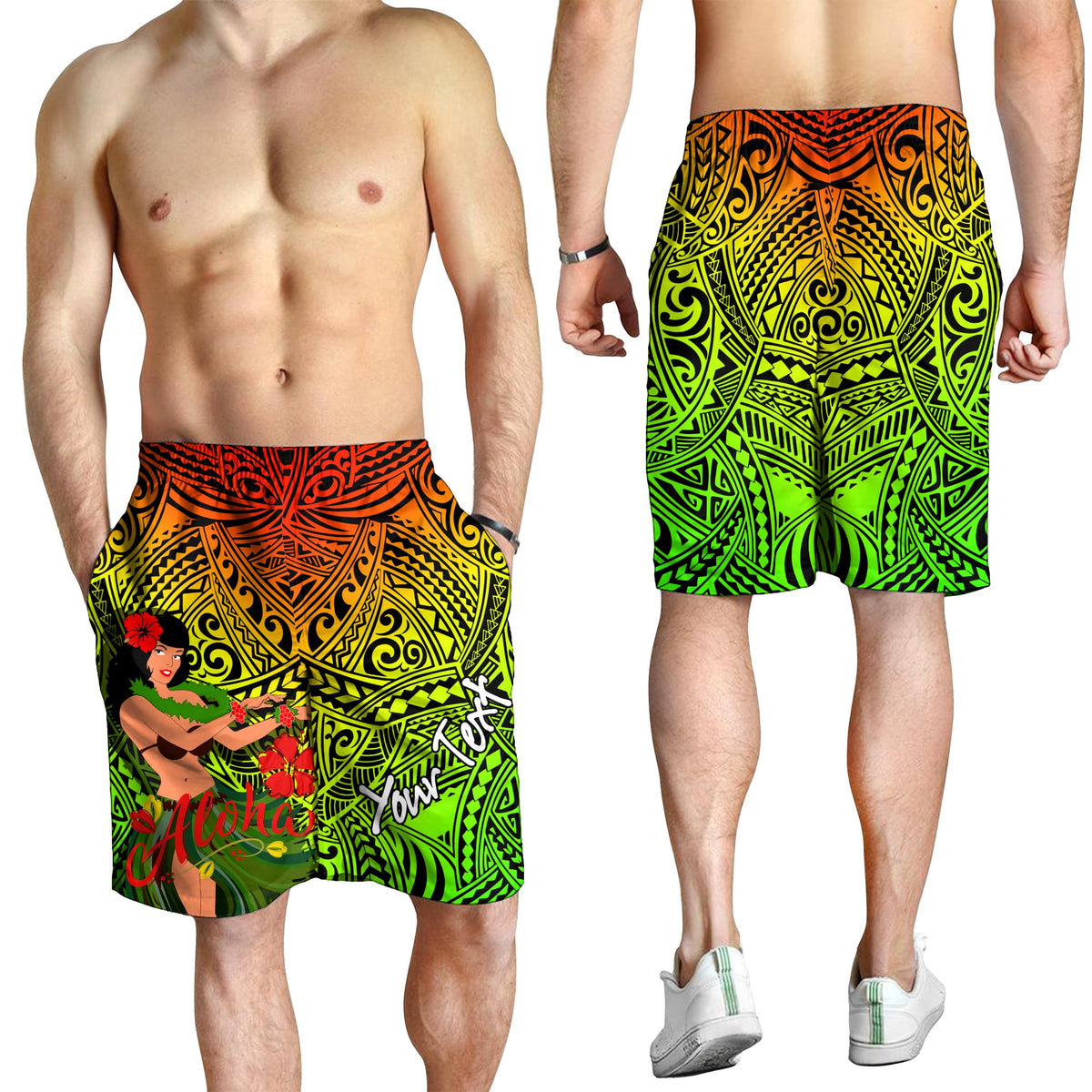 custom-personalised-hawaii-hula-girl-reggae-men-short