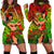 Custom Personalised Hawaii Hula Girl Reggae Hoodie Dress LT2 - Wonder Print Shop