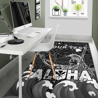 Custom Personalised Hawaii King Kamehameha Aloha Hawai'i Nei Area Rug LT2 - Wonder Print Shop