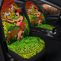 Custom Personalised Hawaii Hula Girl Reggae Car Seat Covers - LT2 - Wonder Print Shop