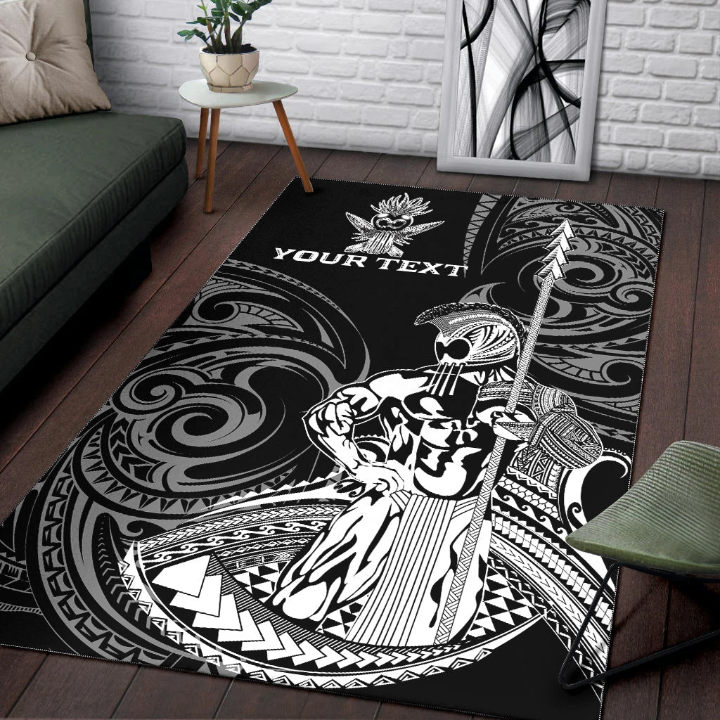 Custom Personalised Hawaii Ikaika Warrior Area Rug LT2 - Wonder Print Shop