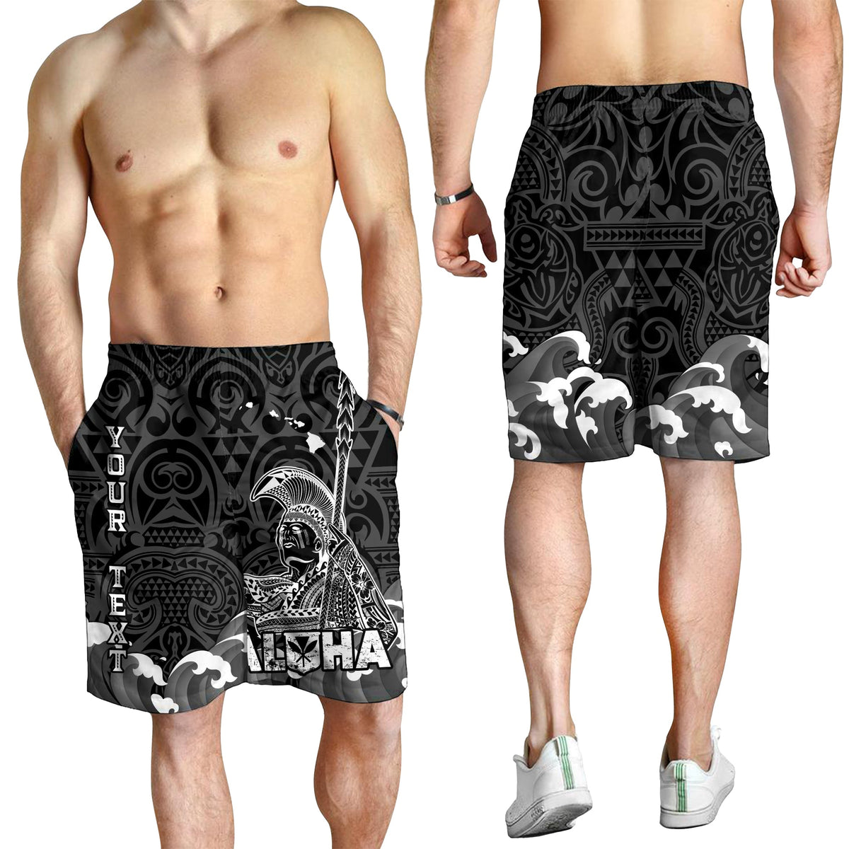 custom-personalised-hawaii-king-kamehameha-aloha-hawaii-nei-men-short