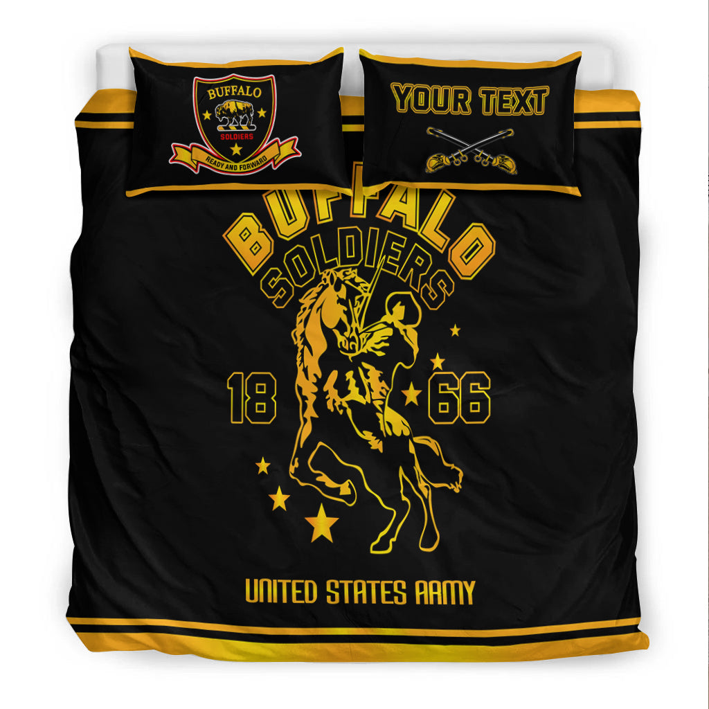 (Custom Personalised) Buffalo Soldiers African American Legend Of The Black Soldiers Bedding Set - LT2 - Wonder Print Shop