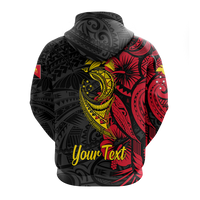 Custom Personalised Papua New Guinea 47th Independence Day Bird Of Paradise Hoodie LT2 - Wonder Print Shop