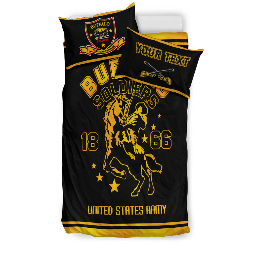 (Custom Personalised) Buffalo Soldiers African American Legend Of The Black Soldiers Bedding Set - LT2 - Wonder Print Shop