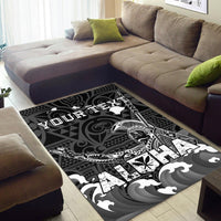 Custom Personalised Hawaii King Kamehameha Aloha Hawai'i Nei Area Rug LT2 - Wonder Print Shop