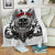 ( Custom Personalised) Viking Vegvisir Odin With Huginn And Muninn Blanket - LT2