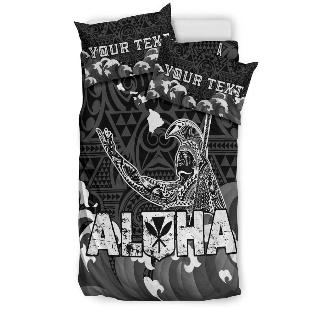 Custom Personalised Hawaii King Kamehameha Aloha Hawai'i Nei Bedding Set LT2 - Wonder Print Shop