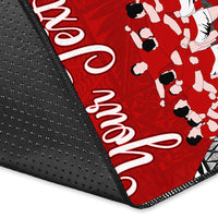 Custom Personalised Tonga Rugby Ikale Tahi Sipi Tau Area Rug LT2 - Wonder Print Shop