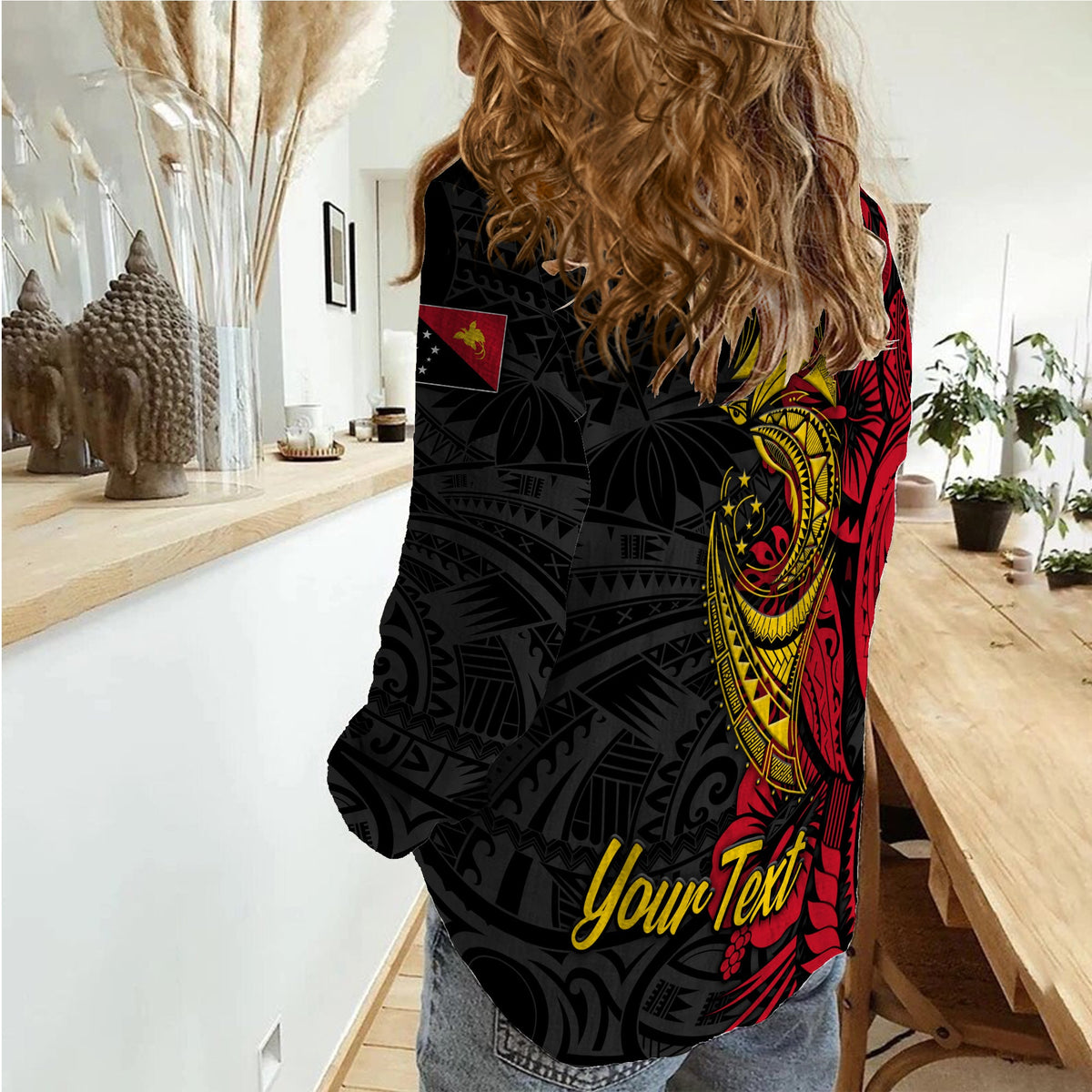 Custom Personalised Papua New Guinea 47th Independence Day Bird Of Paradise Women Casual Shirt LT2 - Wonder Print Shop