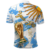 Custom Argentina Polo Shirt Football 2022 LT2 - Wonder Print Shop