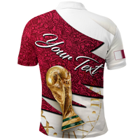 Custom Qatar Football Team Polo Shirt Football 2022 LT2 - Wonder Print Shop