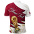 Custom Qatar Football Team Polo Shirt Football 2022 LT2 - Wonder Print Shop