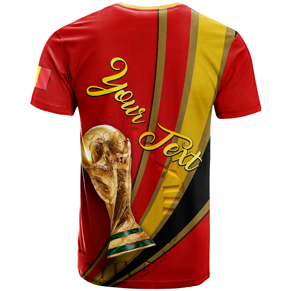 Custom Belgium T Shirt Football 2022 LT2 - Wonder Print Shop