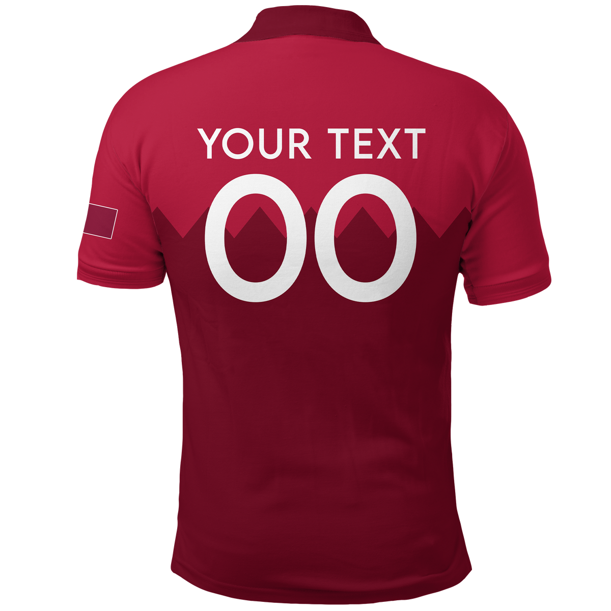 Custom Qatar Polo Shirt Football 2022 LT2 - Wonder Print Shop