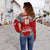 Custom Personalised Tonga Rugby Ikale Tahi Sipi Tau Women Off Shoulder Sweater LT2 - Wonder Print Shop