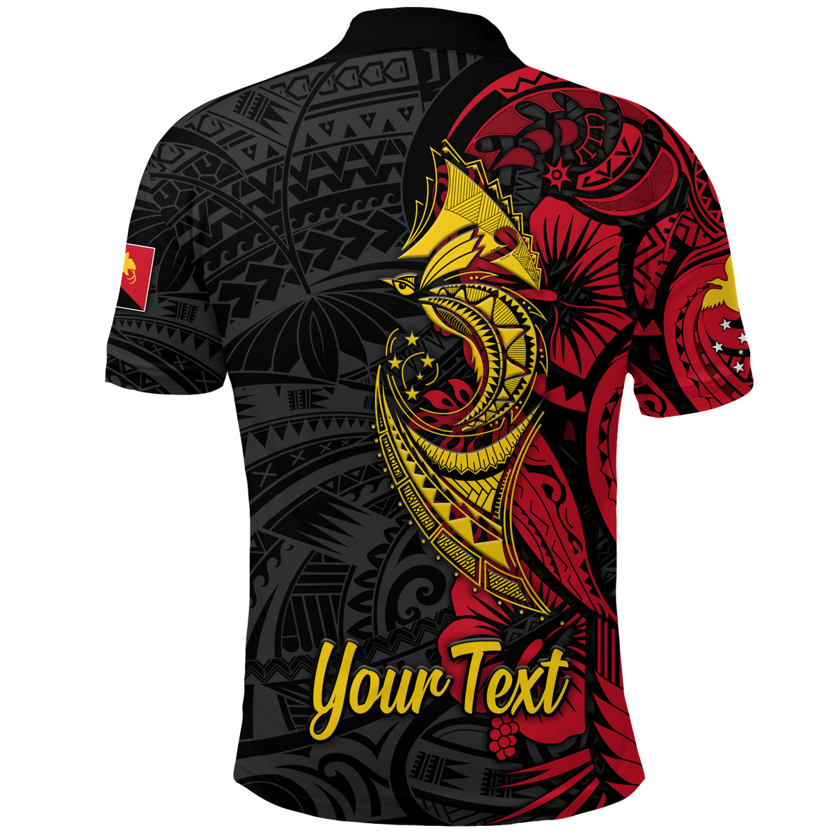 Custom Papua New Guinea 47th Independence Day Bird Of Paradise Polo Shirt LT2 - Wonder Print Shop