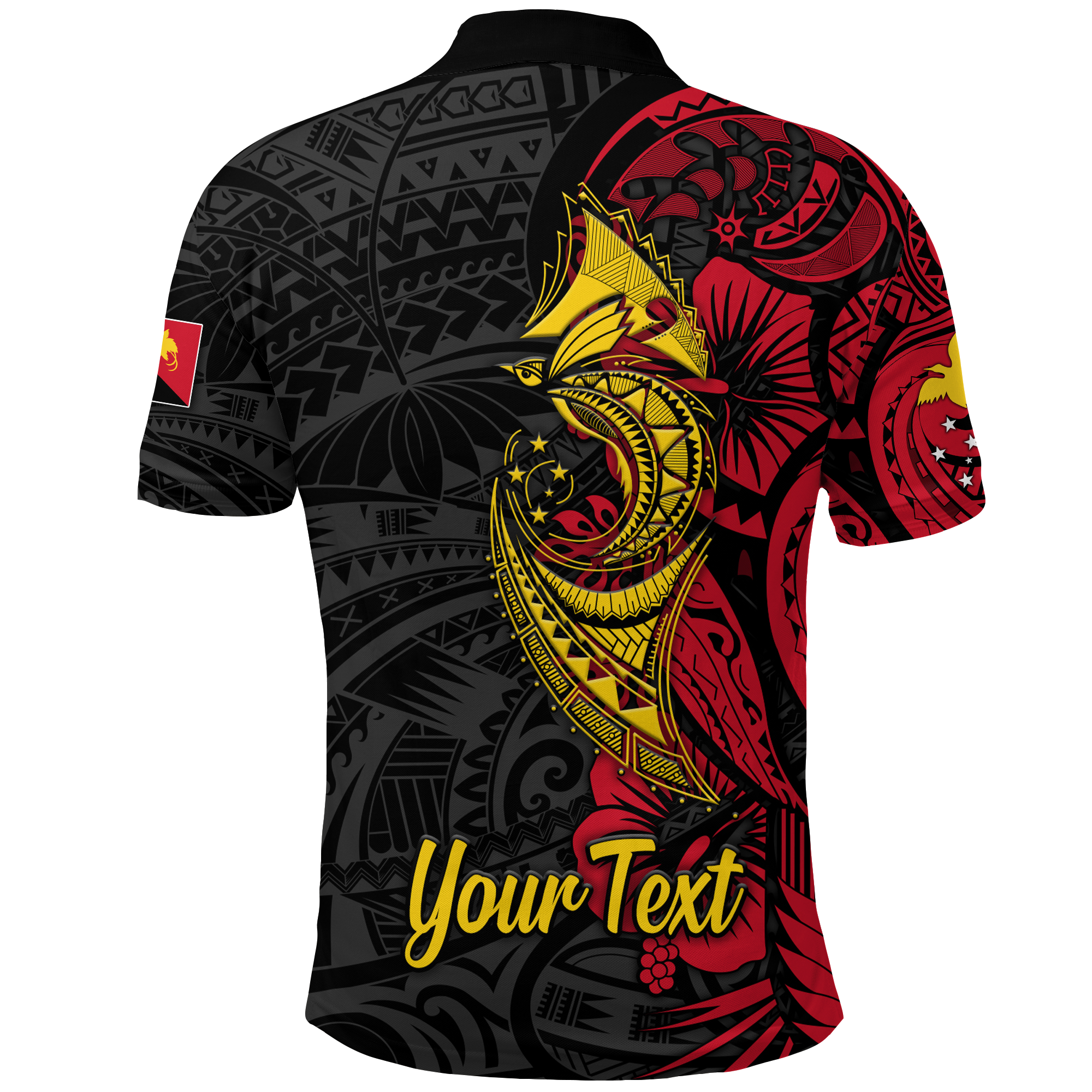 Custom Papua New Guinea 47th Independence Day Bird Of Paradise Polo Shirt LT2 - Wonder Print Shop