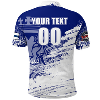 Custom Finland Polo Shirt Suomi Leijonat Hockey LT2 - Wonder Print Shop