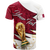 Custom Qatar Football Team World Cup 2022 T Shirt LT2 - Wonder Print Shop