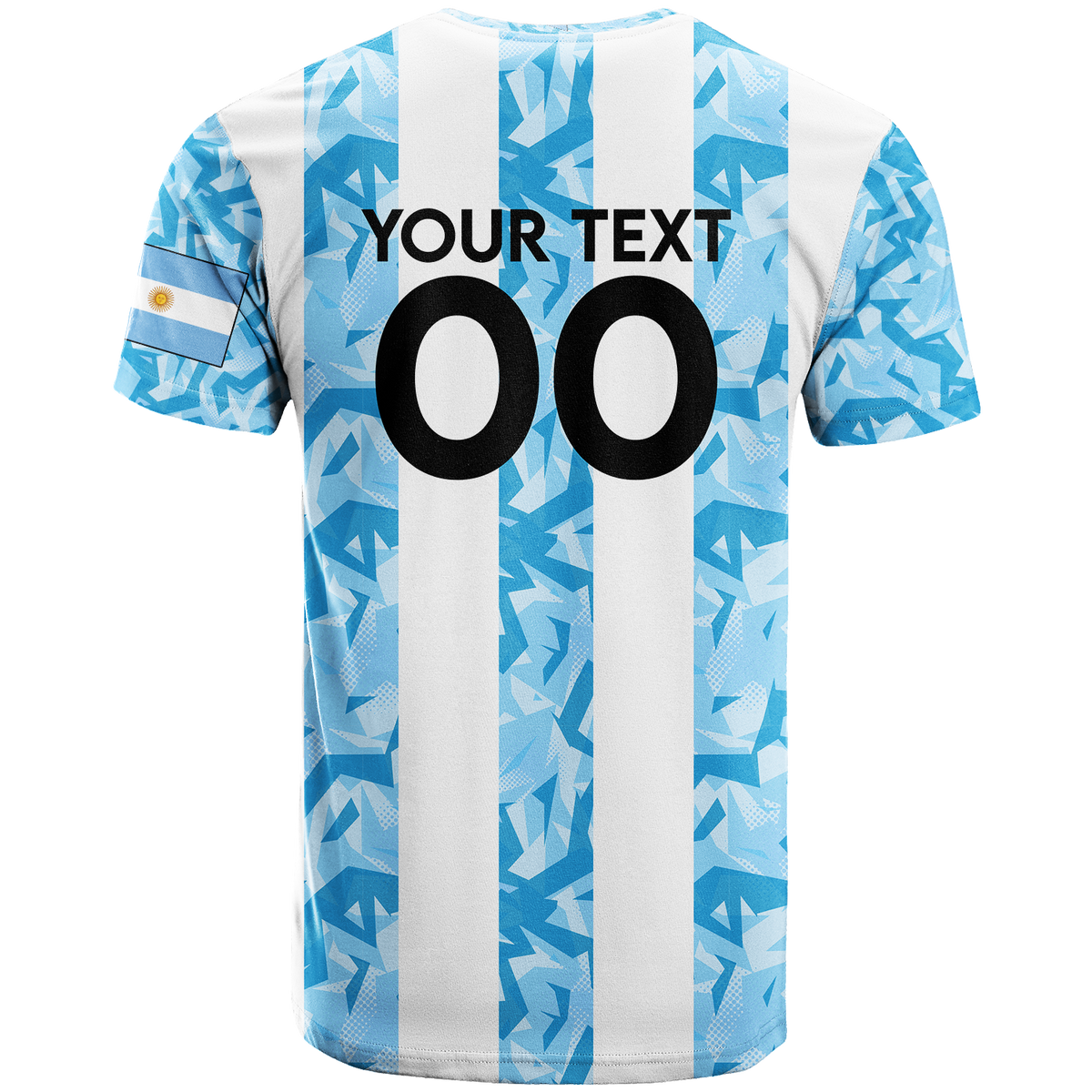 Custom Argentina T Shirt Football 2022 LT2 - Wonder Print Shop