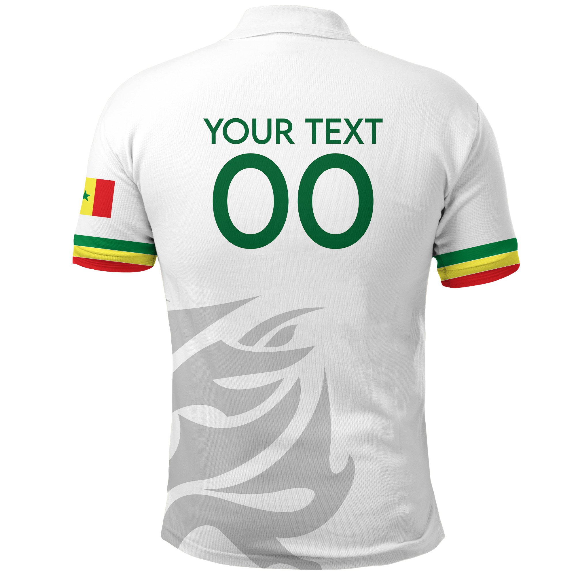 Custom Senegal Polo Shirt Football 2022 LT2 - Wonder Print Shop