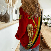 (Custom Personalised) Belgium Football World Cup 2022 Women Casual Shirt - LT2 - Wonder Print Shop