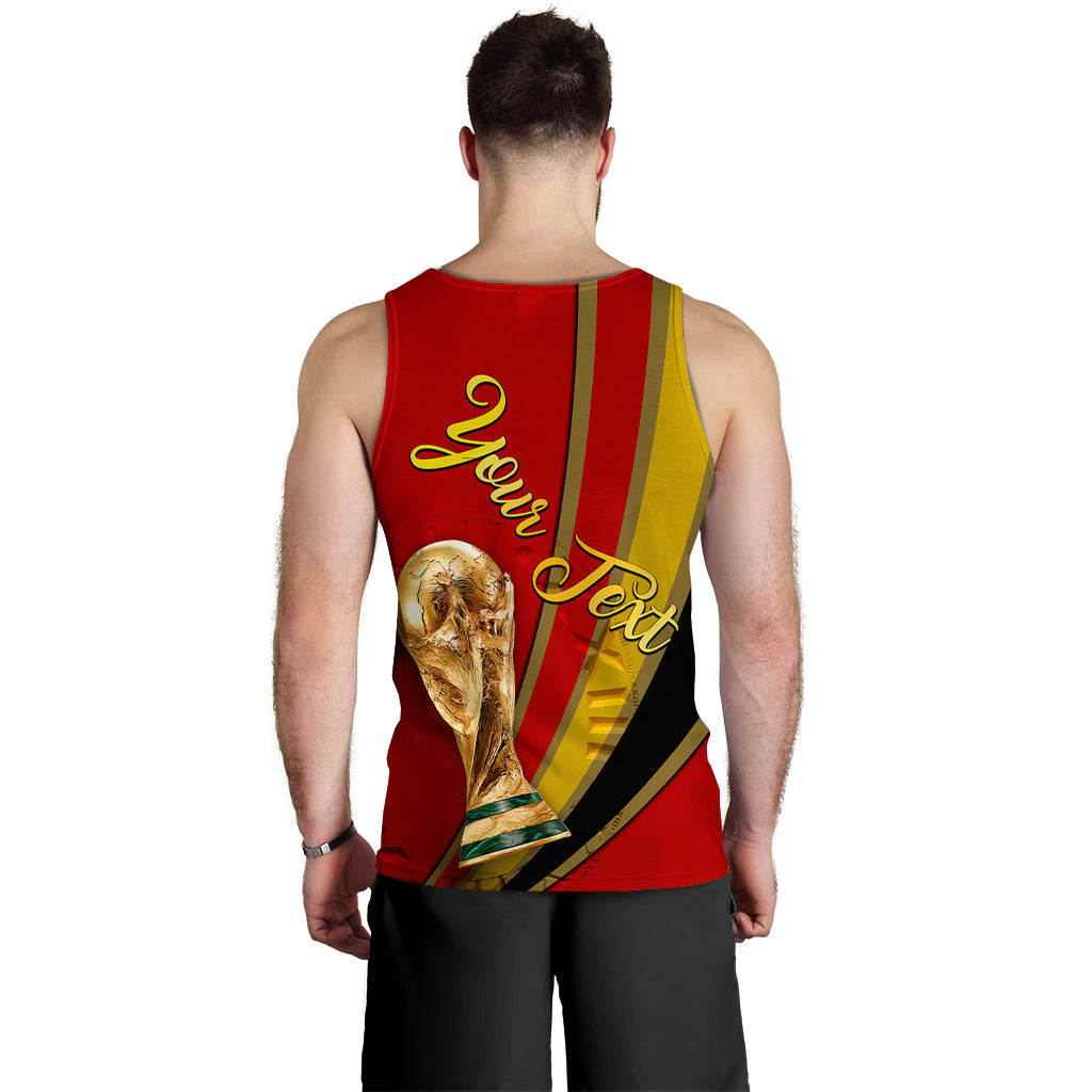 (Custom Personalied) Belgium Football World Cup 2022 Men's Tank Top - LT2