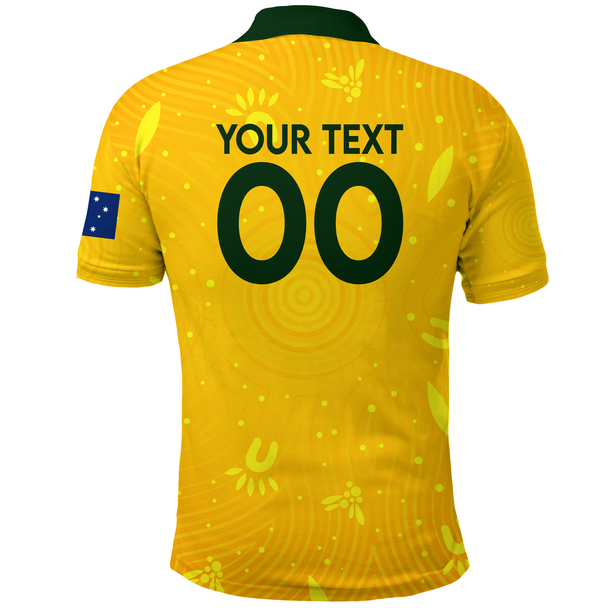 Custom Australia Polo Shirt Football 2022 LT2 - Wonder Print Shop