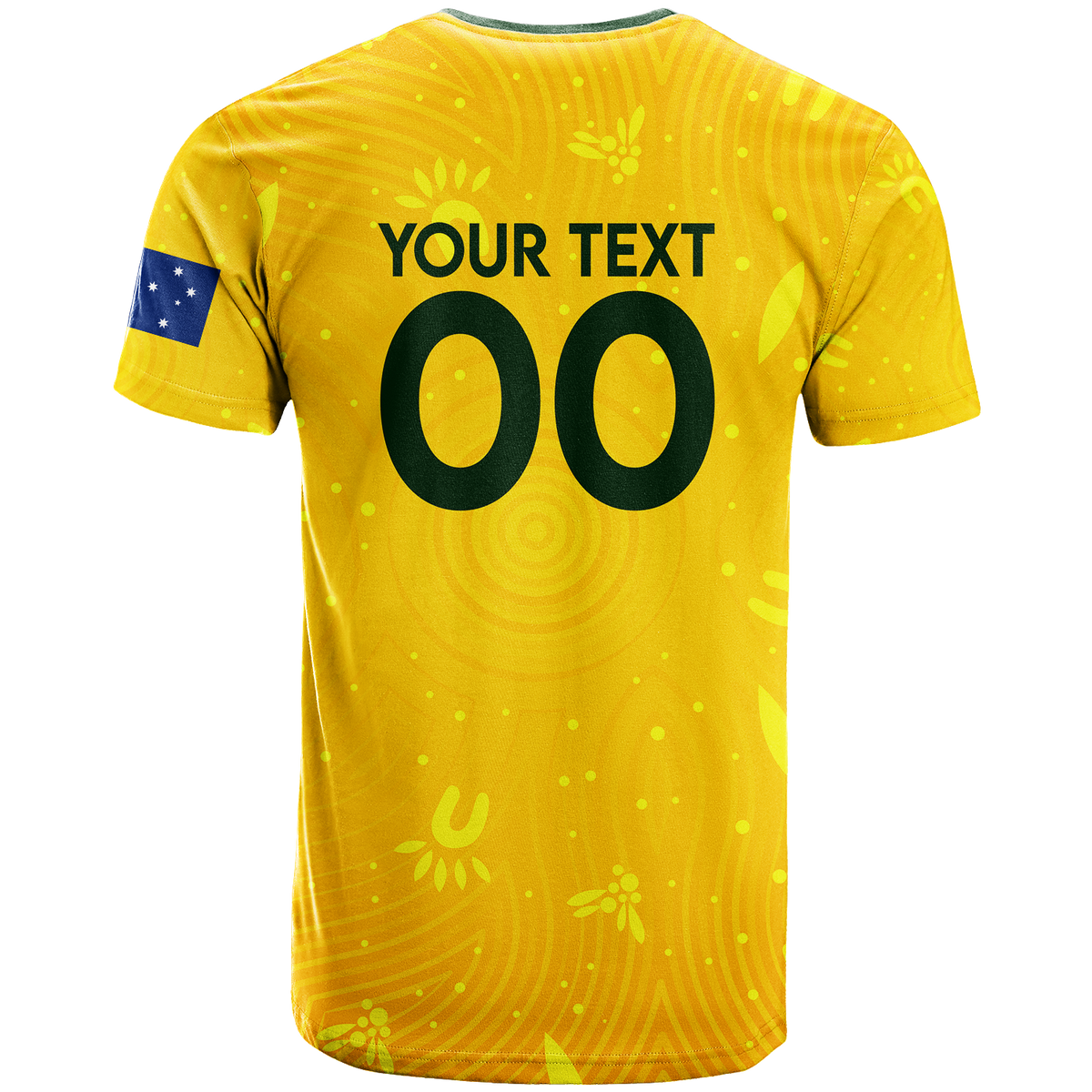 Custom Australia T Shirt Football 2022 LT2 - Wonder Print Shop