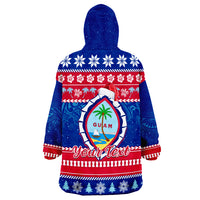 (Custom Personalised) Guam Christmas Guaman Seal Polynesian Felis Pusgua Ver.05 Wearable Blanket Hoodie - Wonder Print Shop