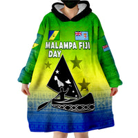 (Custom Personalised) Malampa Fiji Day Happy 52nd Anniversary Wearable Blanket Hoodie - Wonder Print Shop