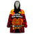 (Custom Personalised) Papua New Guinea PNG Bird Of Paradise Polynesian Pattern Wearable Blanket Hoodie - Wonder Print Shop