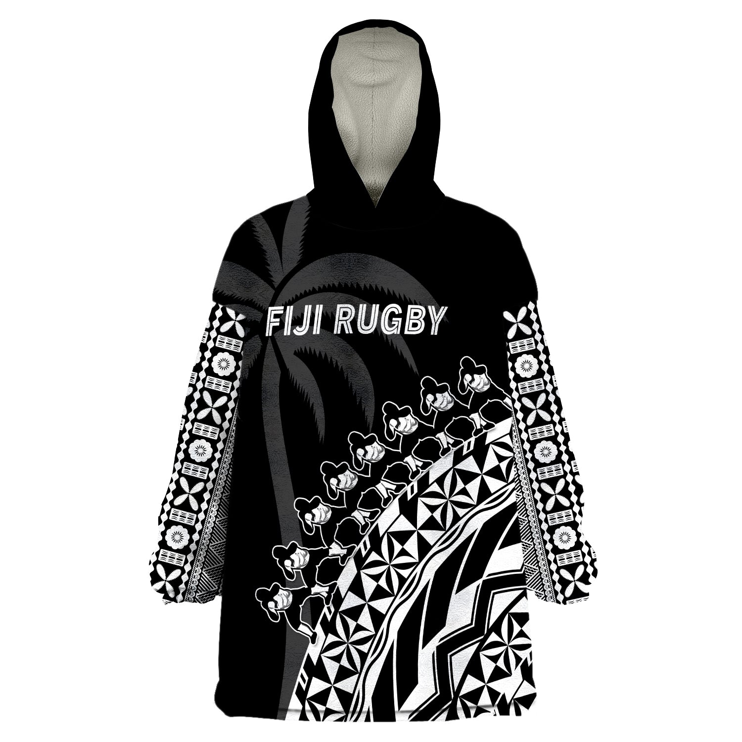 custom-text-and-number-fiji-rugby-fijian-cibi-dance-tapa-pattern-black-wearable-blanket-hoodie