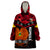 (Custom Text And Number) Papua New Guinea Rugby PNG Kumuls Bird Of Paradise Black Wearable Blanket Hoodie - Wonder Print Shop