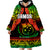 (Custom Text And Number) Samoa Rugby Teuila Torch Ginger Gradient Style Wearable Blanket Hoodie - Wonder Print Shop