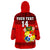 (Custom Text And Number) Tonga Rugby Mate Maa Tonga Pacific Ngatu Black Wearable Blanket Hoodie - Wonder Print Shop