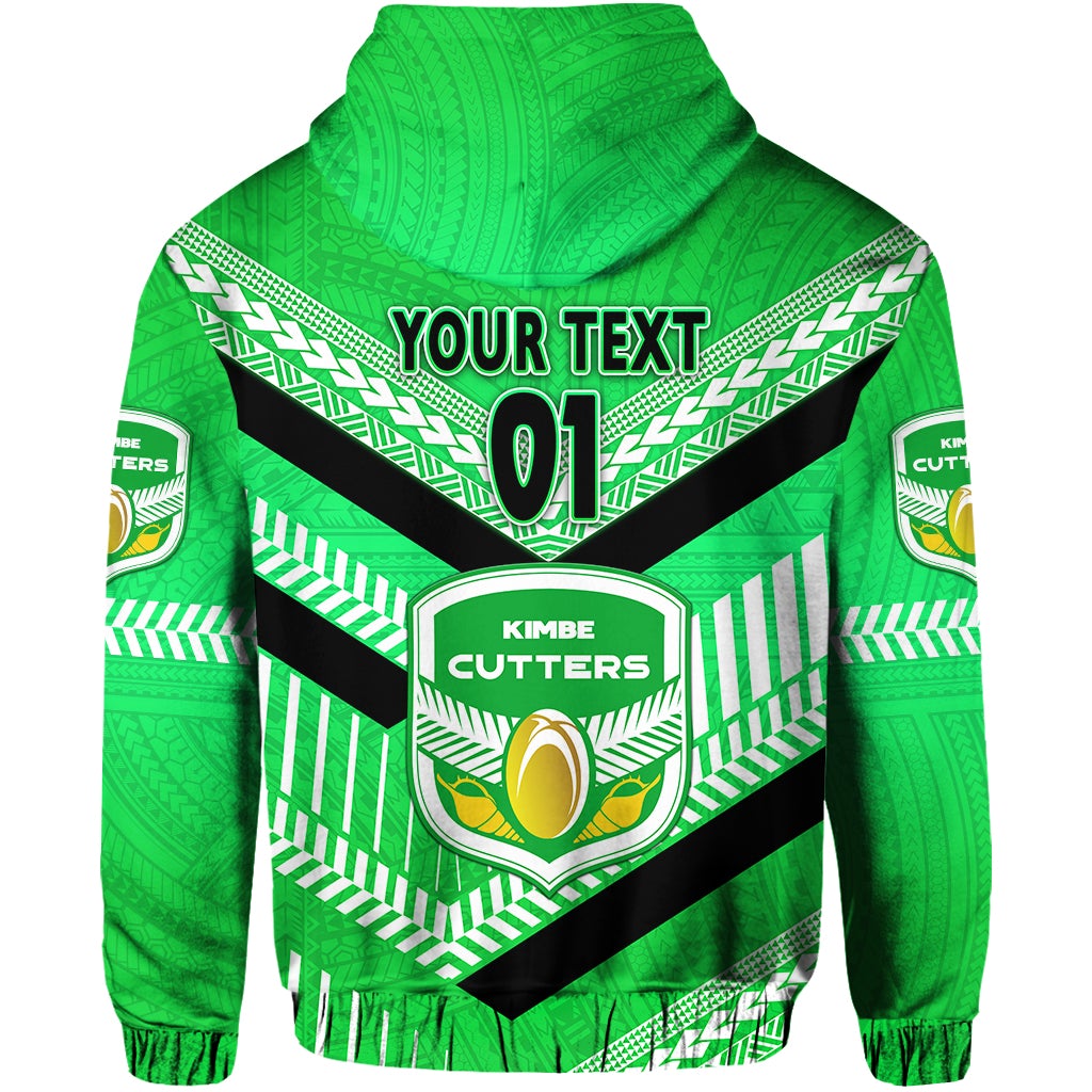 Custom Papua New Guinea Kimbe Cutters Hoodie Rugby Green, Custom Text And Number LT8 - Wonder Print Shop