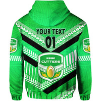 Custom Papua New Guinea Kimbe Cutters Hoodie Rugby Green, Custom Text And Number LT8 - Wonder Print Shop